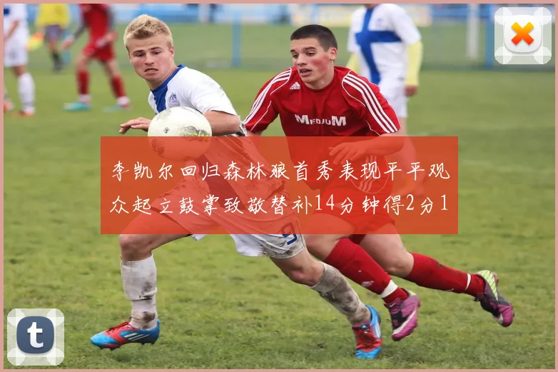 李凯尔回归森林狼首秀表现平平观众起立鼓掌致敬替补14分钟得2分1板